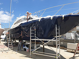 Wrapping bateau