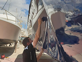 Wrapping bateau